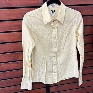 Rockies Women's Light Yellow Button-Down Shirt